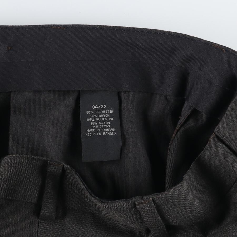 古着 PERRY ELLIS PORTFOLIO ツータック ウールパンツ