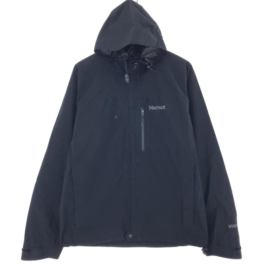 Marmot◇マウンテンパーカ/L/ナイロン/BLK/無地/TOMTJK12 （90s Marmot  