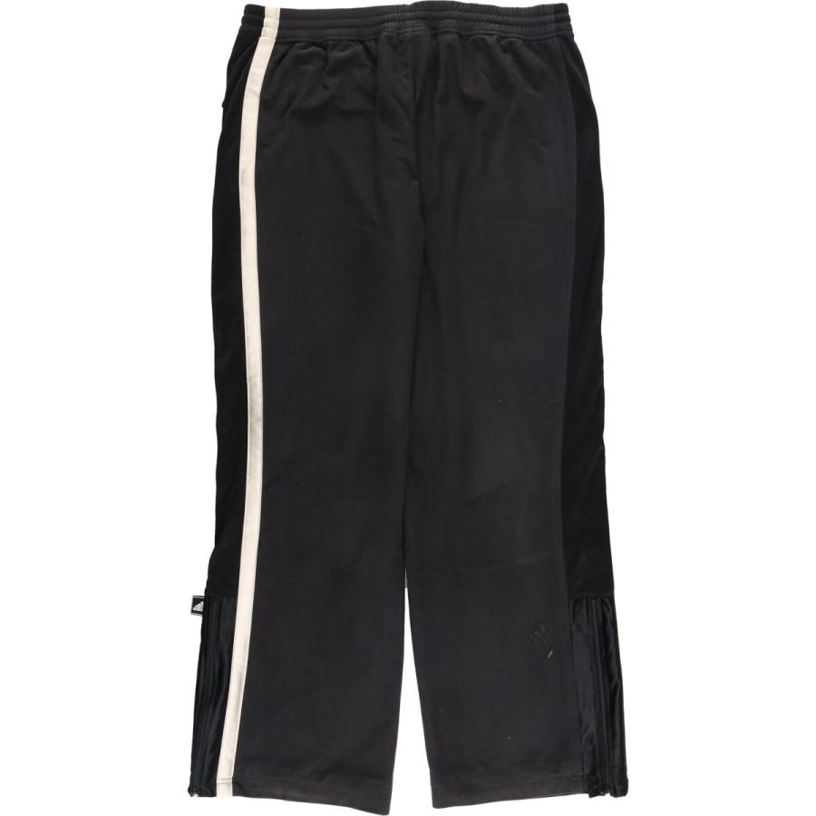 00s archive adidas トラックパンツ　古着 00s Archive adidas ベロアトラックパンツ ワイド 万国旗タグ