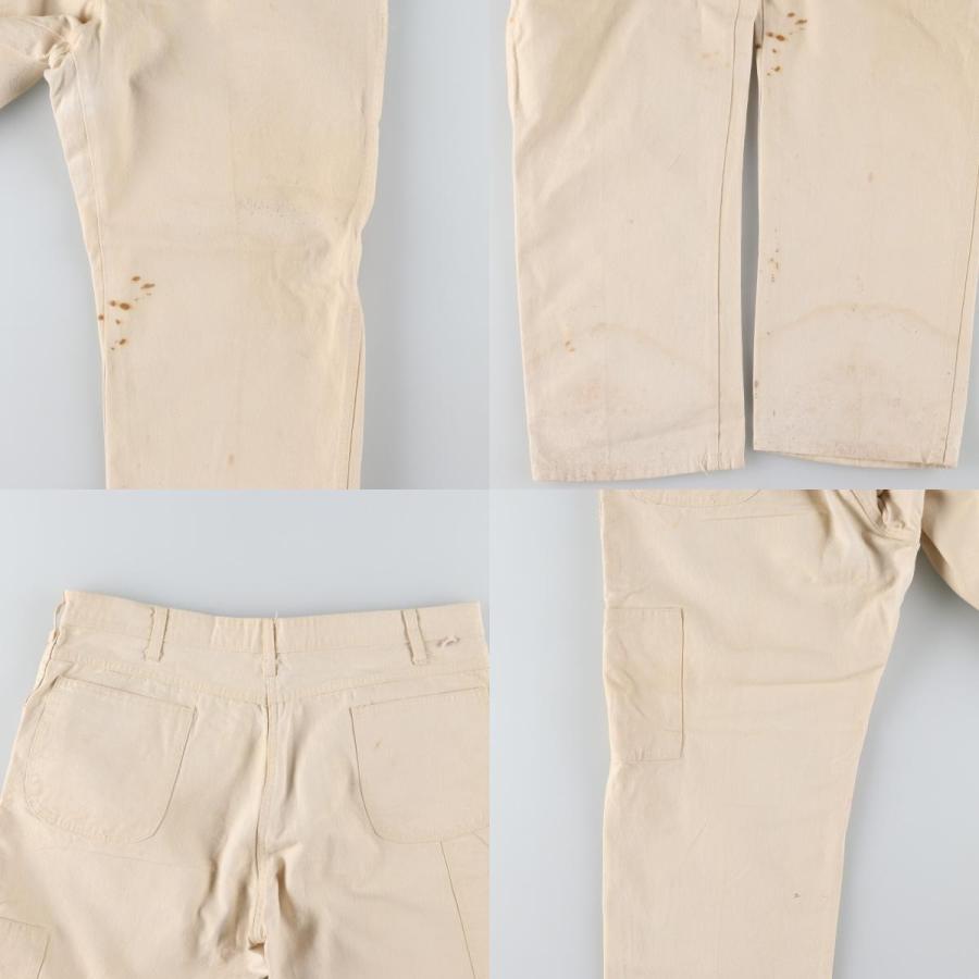 90s Dickies ペインターパンツ　襤褸 古着 90s Dickies デニム ワーク ペインター パンツ ストレート