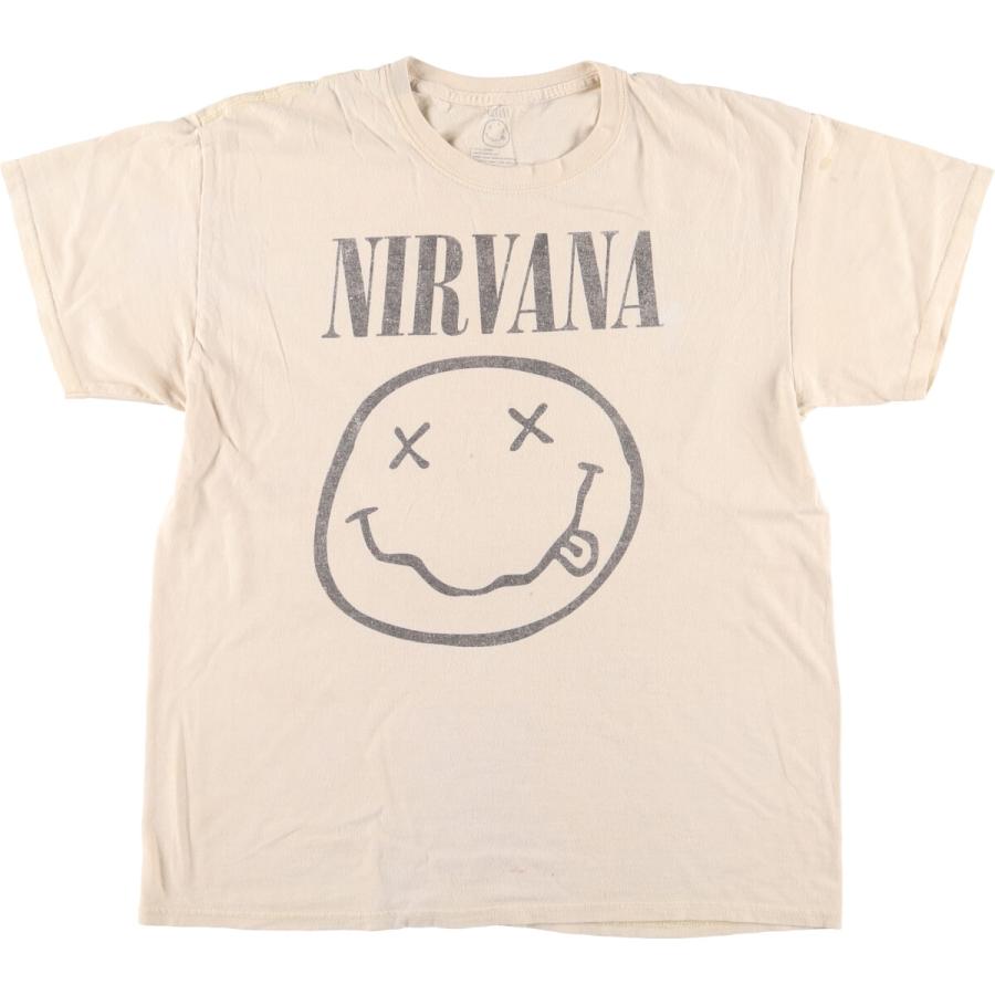 古着 NIRVANA ニルヴァーナ バンドTシャツ バンT メンズL相当