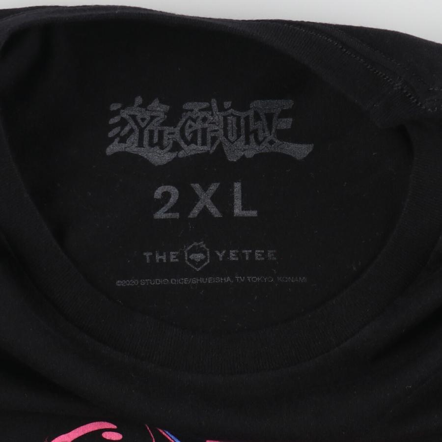 古着 Yu-Gi-Oh 遊戯王 アニメ キャラクタープリントTシャツ メンズXXL
