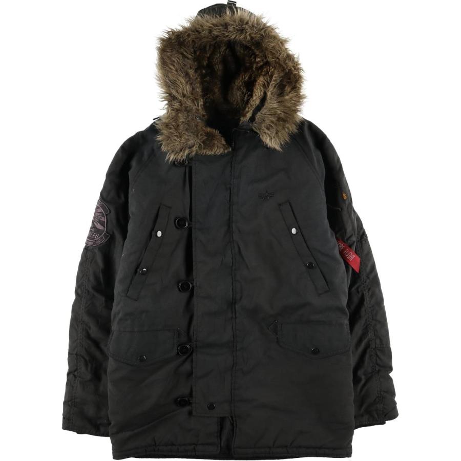 古着 訳あり特価 民間品 アルファ ALPHA N-3Bタイプ 中綿入り