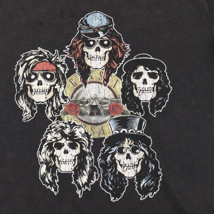 古着 GUNS N' ROSES ガンズアンドローゼズ ドクロ柄 スカル柄 バンドT