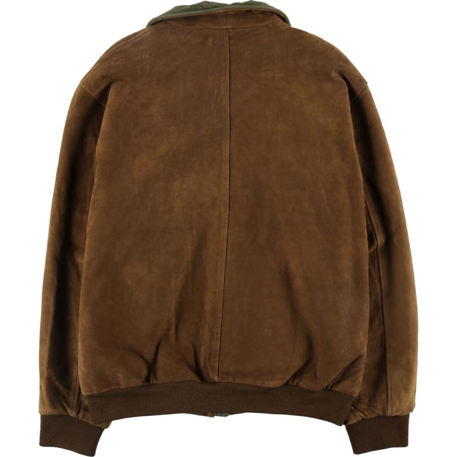 L.L.Bean（エルエルビーン） 古着 80年代 レザーブルゾンタイプ USA製