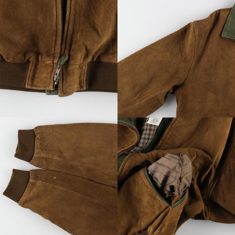 希少　80s エルエルビーン　レザージャケット　ブルゾン　山羊革　茶色　M be17117239d696edb2460d66ee224a