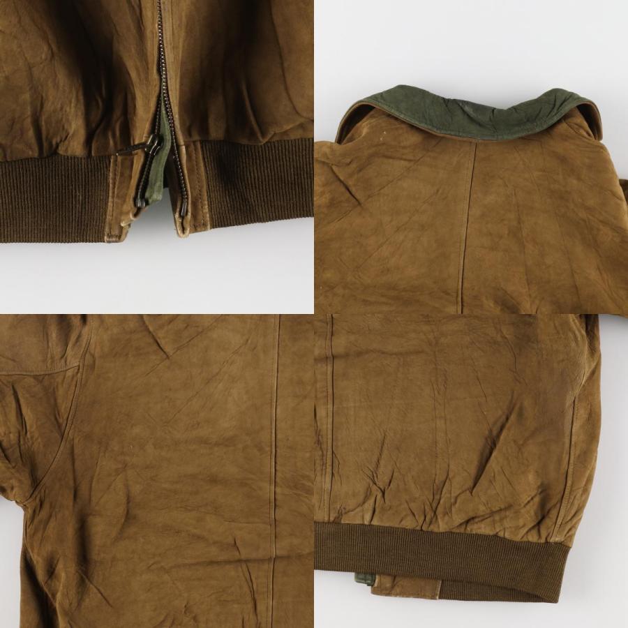 L.L.Bean 古着 70~80年代 エルエルビーン レザーブルゾンタイプ USA製  
