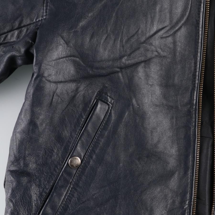 古着 60年代 フランス軍タイプ パイロットジャケット レザーフライト