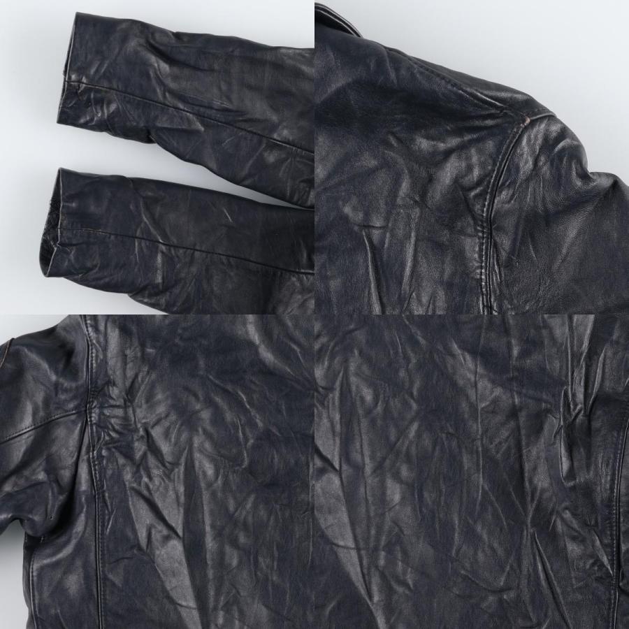 古着 60年代 フランス軍タイプ パイロットジャケット レザー