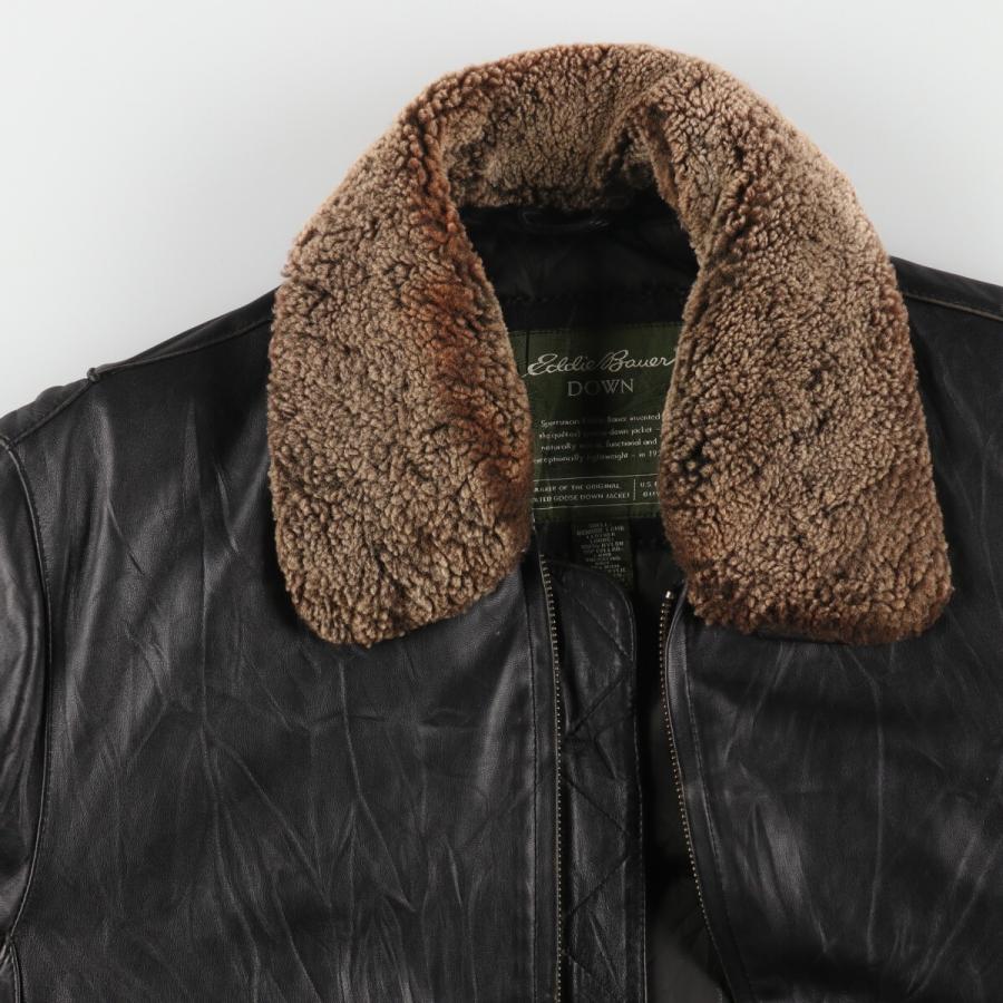 Eddie Bauer 古着 エディーバウアー レザーグ―スダウン Eddie Bauer 古着 エディーバウアー レザーグ―スダウン