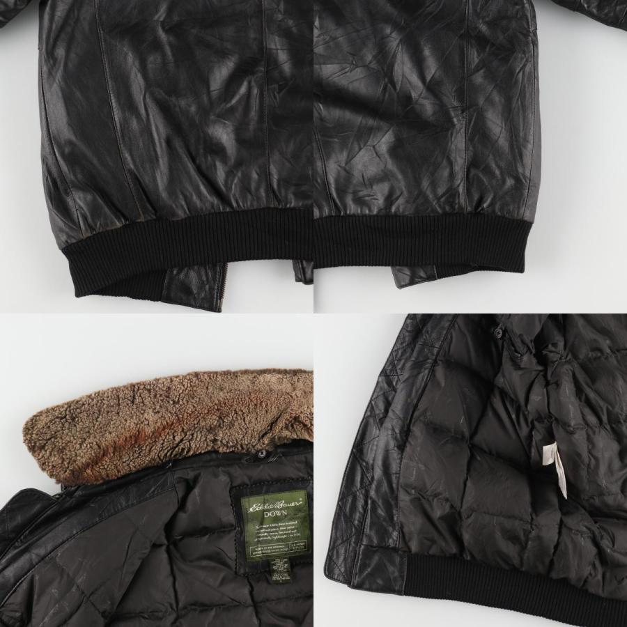 Eddie Bauer 古着 エディーバウアー レザーグ―スダウン Eddie Bauer 古着 エディーバウアー レザーグ―スダウン