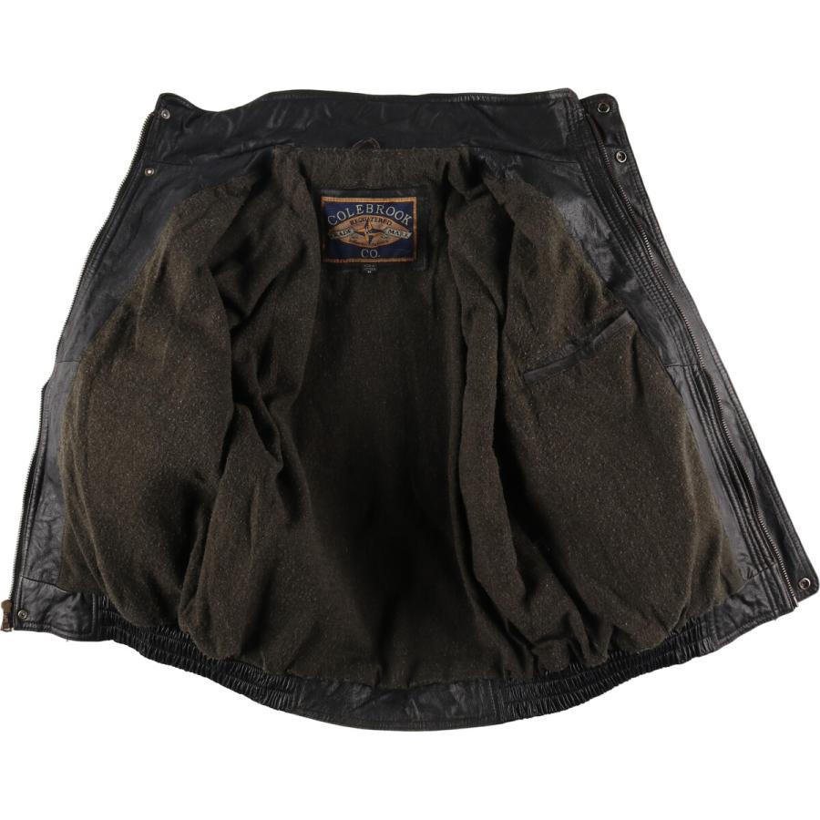 古着 COLEBROOK CO. レザーブルゾンタイプ メンズM相当 /eaa496141