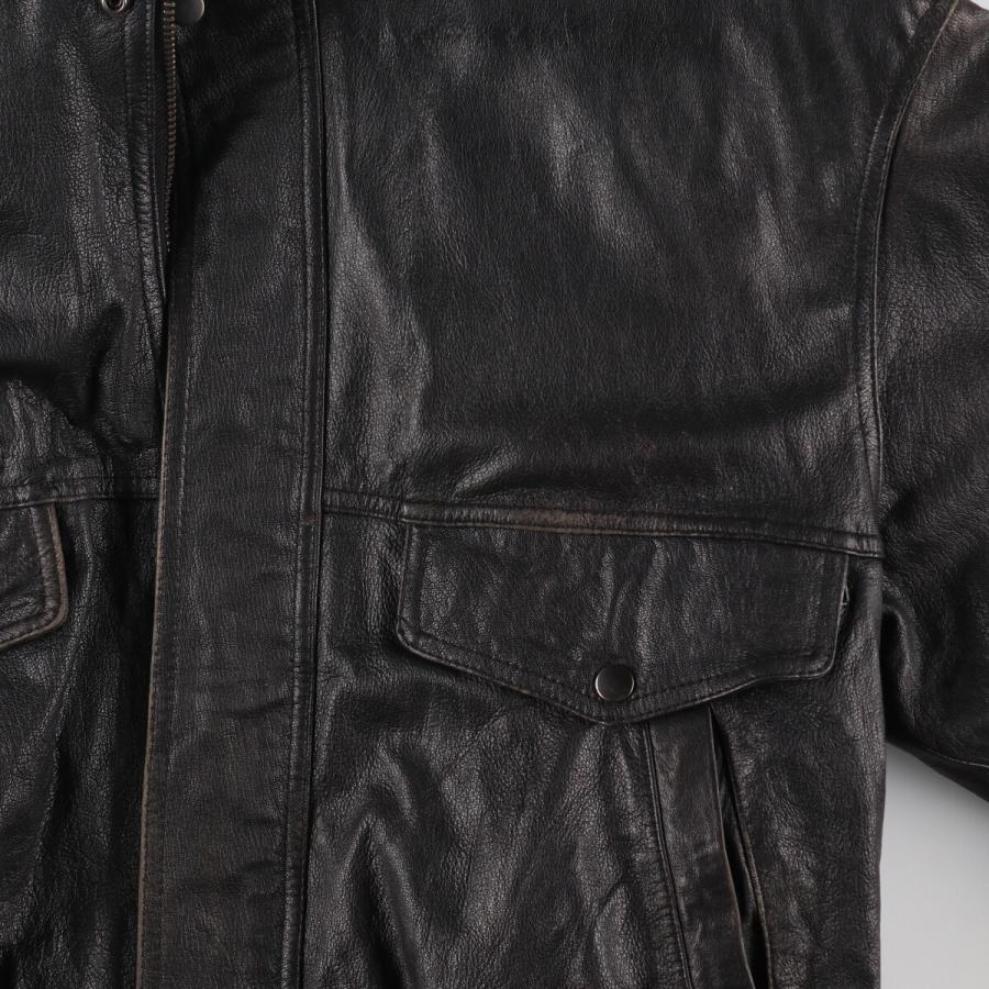 古着 COLEBROOK CO. レザーブルゾンタイプ メンズM相当 /eaa496141