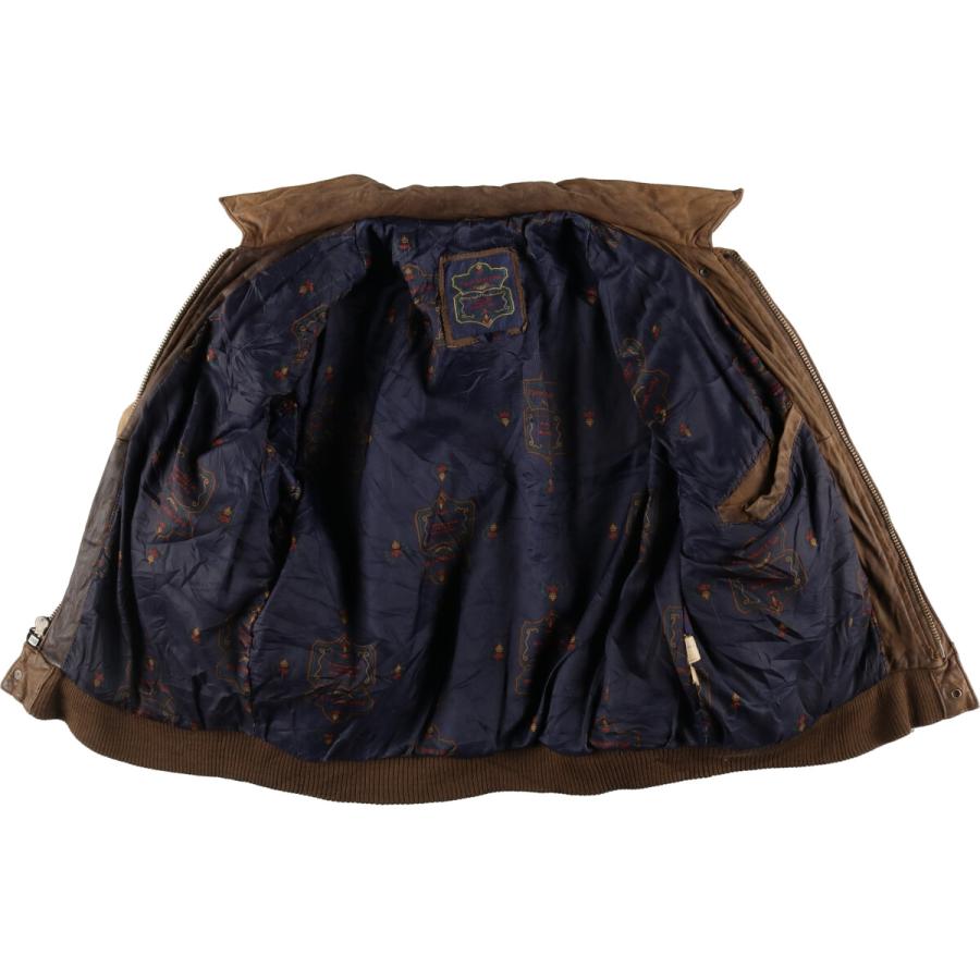 古着 Paris Sport Club A-2タイプ レザーフライトジャケット メンズM  