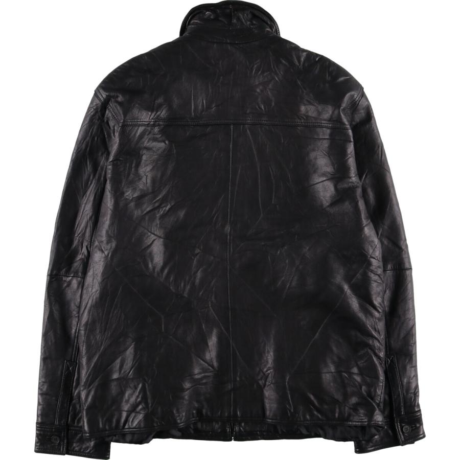 古着 00年代 カルバンクライン Calvin klein レザーブルゾンタイプ  
