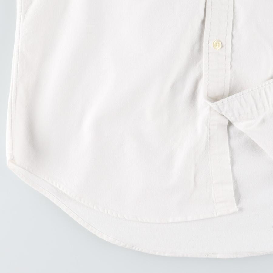 ラルフローレン ボタンダウン リネンシャツ M相当 白 クラシック