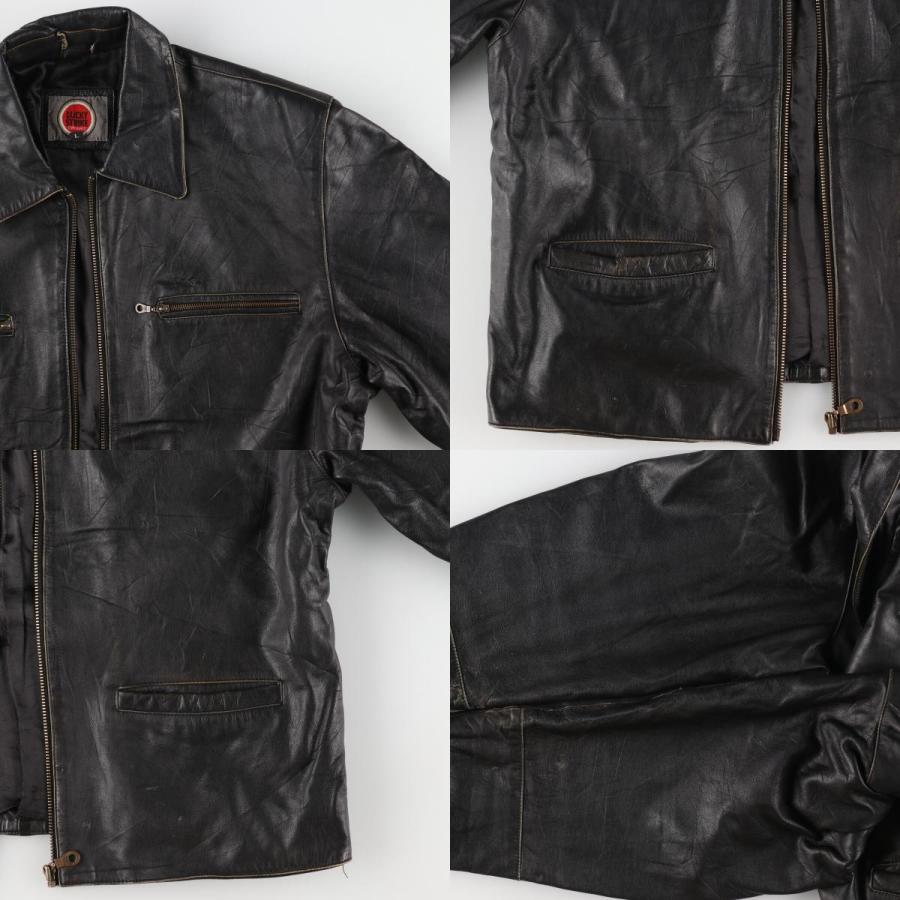 古着 90年代~ LUCKY STRIKE レザーブルゾンタイプ メンズL相当