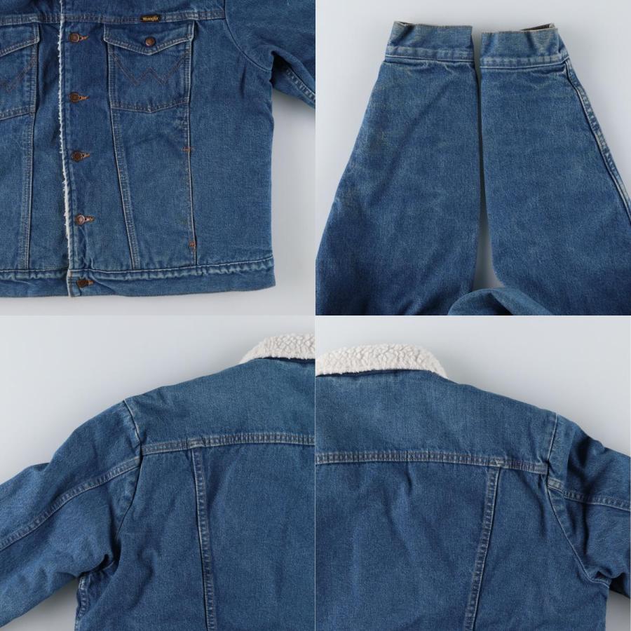 Wrangler 古着 90年代 ラングラー デニムボアジャケット USA製