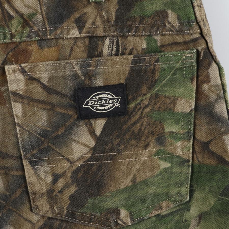 90s ディッキーズ リアルツリー ワークパンツ 34/32サイズ Dickies 古着 90~00年代 ディッキーズ 迷彩柄 リアルツリーカモ