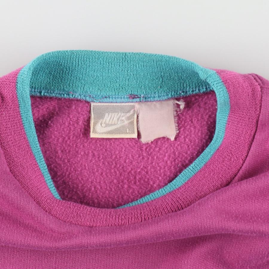 NIKE 古着 90年代 ナイキ 銀タグ 無地 ブランクスウェットシャツ