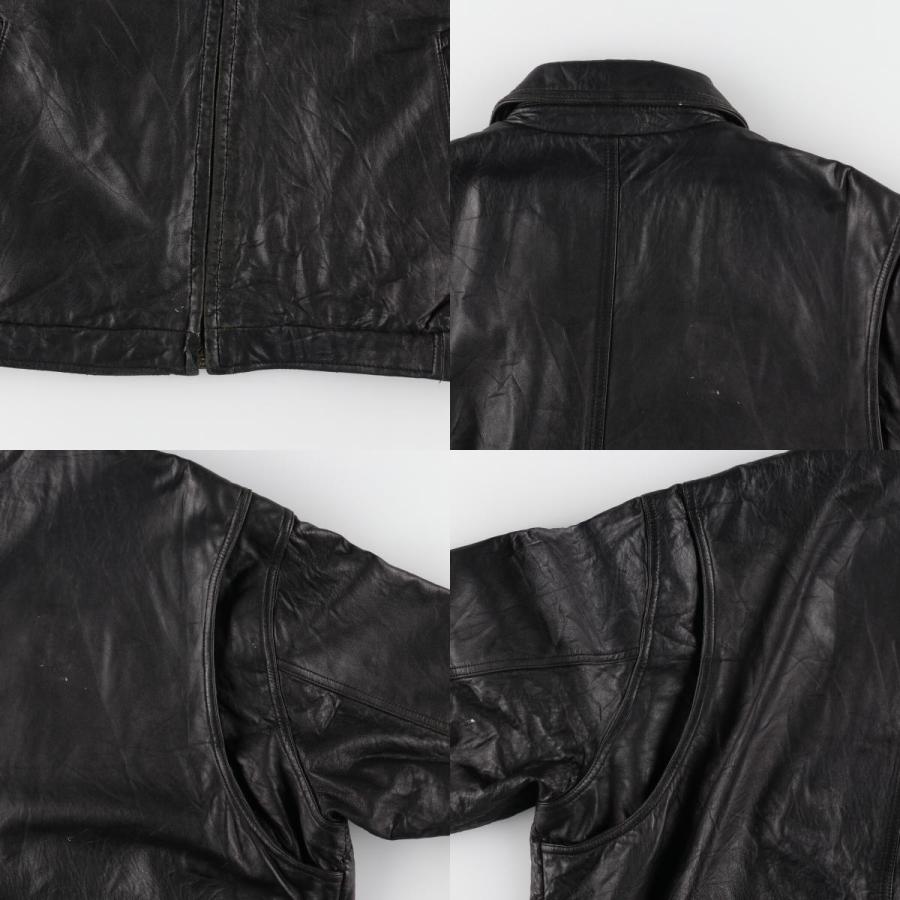 American Classics/USEDレザージャケット/レザーブルゾン 古着 American Classics 中綿入り スイングトップタイプ レザー