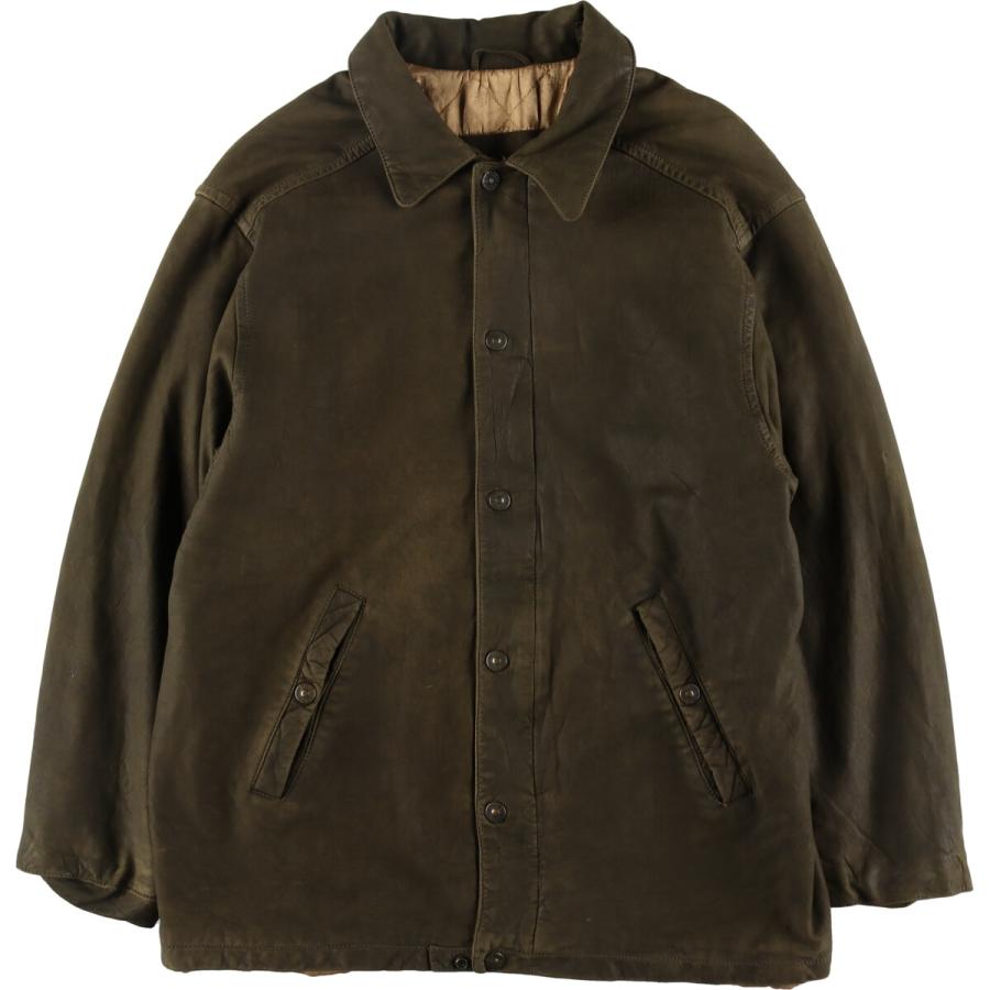 Timberland 古着 ティンバーランド レザーブルゾンタイプ メンズXL相当  