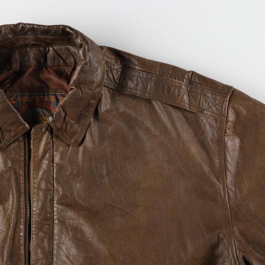 古着 ウィルソン WILSON ADVENTURE BOUND A-2タイプ レザー