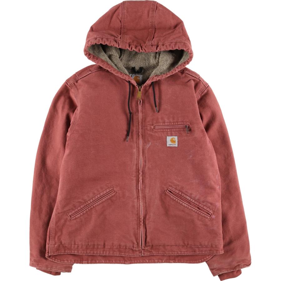 【カーハート】アクティブジャケット　レディースXS相当　茶色　中綿　美品　i カーハート】アクティブジャケットレディースXS相当人気美品i