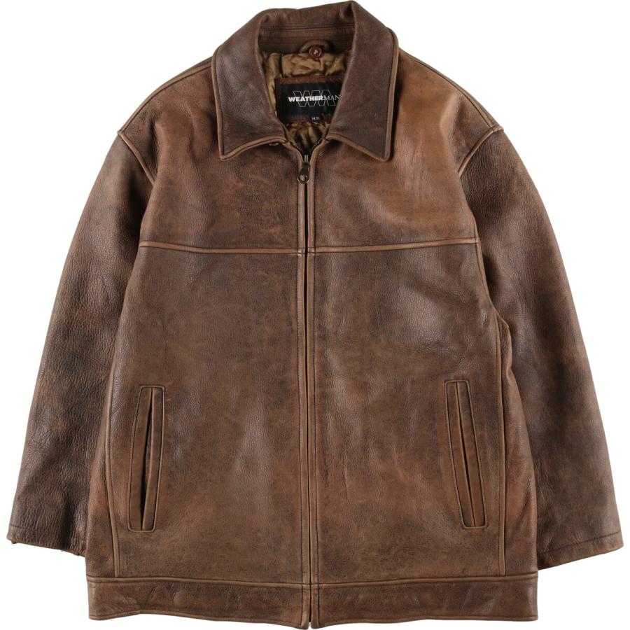 古着 WILSONS M.JULIAN 迷彩柄 レザーフィールドジャケット メンズM  