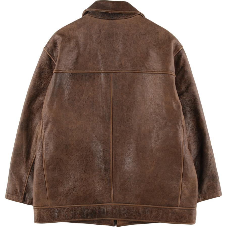 古着 WEATHERMAN レザーブルゾンタイプ メンズM相当 /eaa497317  