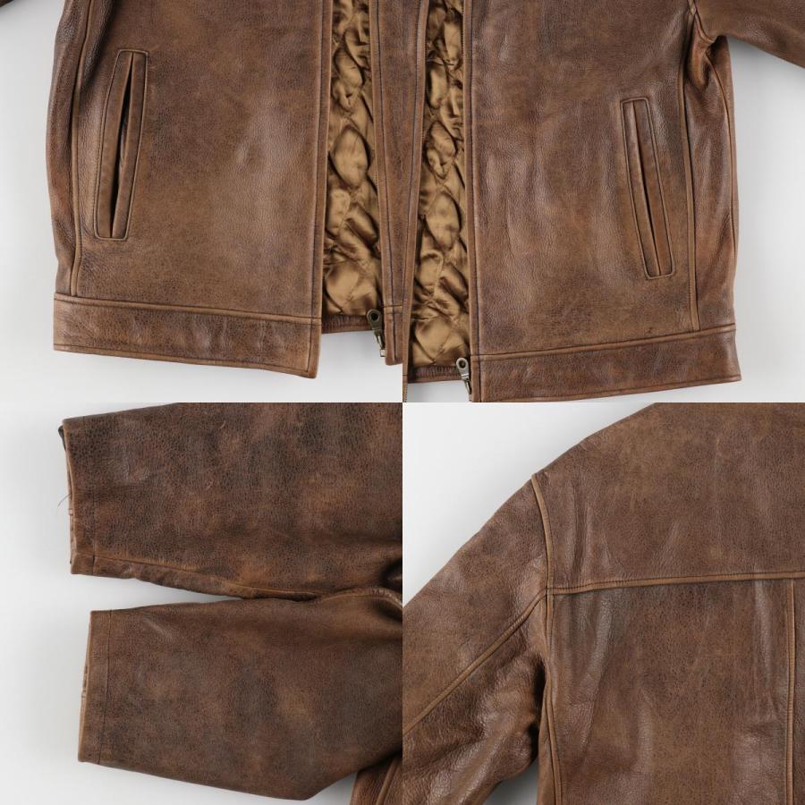 古着 WEATHERMAN レザーブルゾンタイプ メンズM相当 /eaa497317  