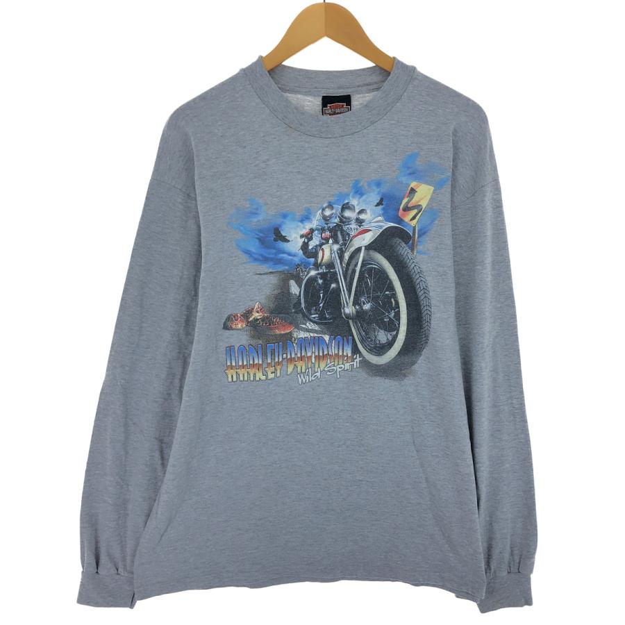 古着 ハーレーダビッドソン Harley-Davidson ロングTシャツ ロンT レディースL相当 /eaa498853 【SS2506_10】 古着 ハーレーダビッドソン Harley-Davidson ロングTシャツ ロン