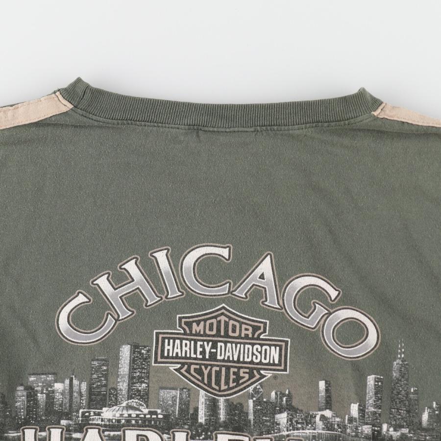 古着 00年代 ハーレーダビッドソン Harley-Davidson ロングTシャツ  