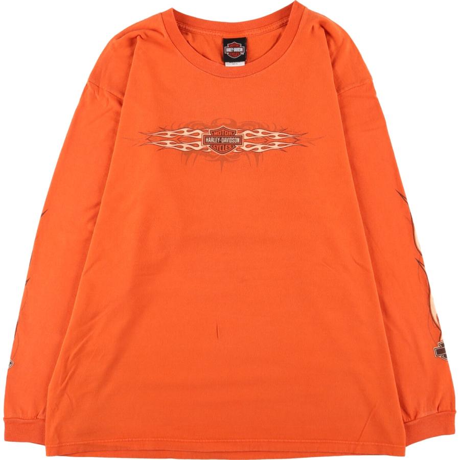 古着 00年代 ハーレーダビッドソン Harley-Davidson ロングTシャツ