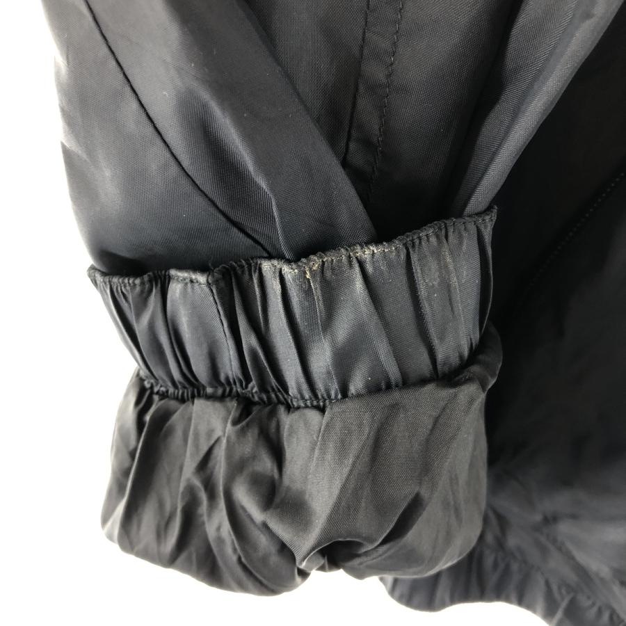 LACOSTE ラコステ　切り替え　ウールブルゾン　ナイロン　90s L 黒 LACOSTE ラコステ 切り替え ウールブルゾン ナイロン 90s L 黒