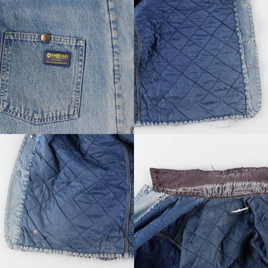 OSHKOSH（オシュコシュ） 古着 70~80年代 デニムカバーオール メンズL