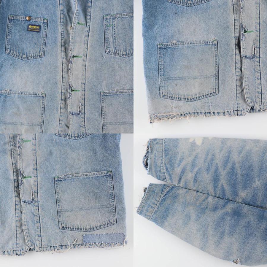 OSHKOSH（オシュコシュ） 古着 70~80年代 デニムカバーオール メンズL