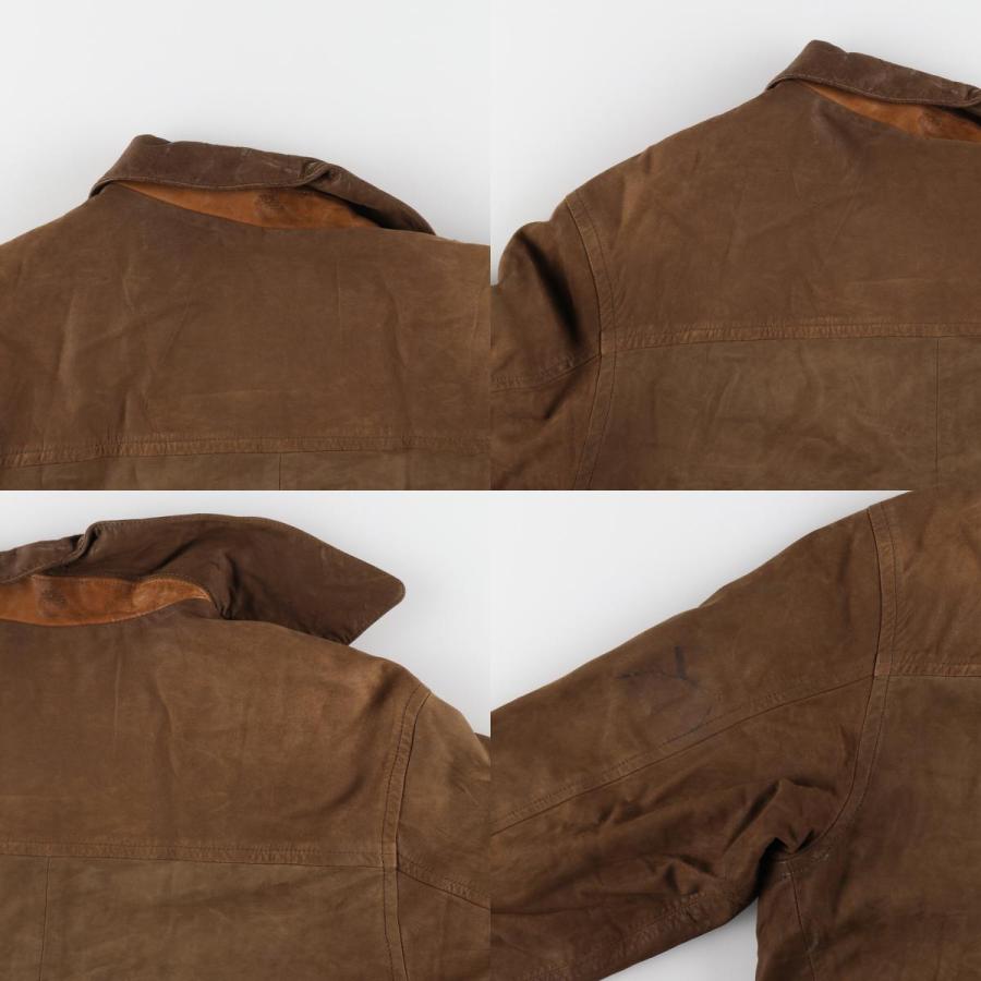 Timberland（ティンバーランド） 古着 レザーハーフコート メンズM相当