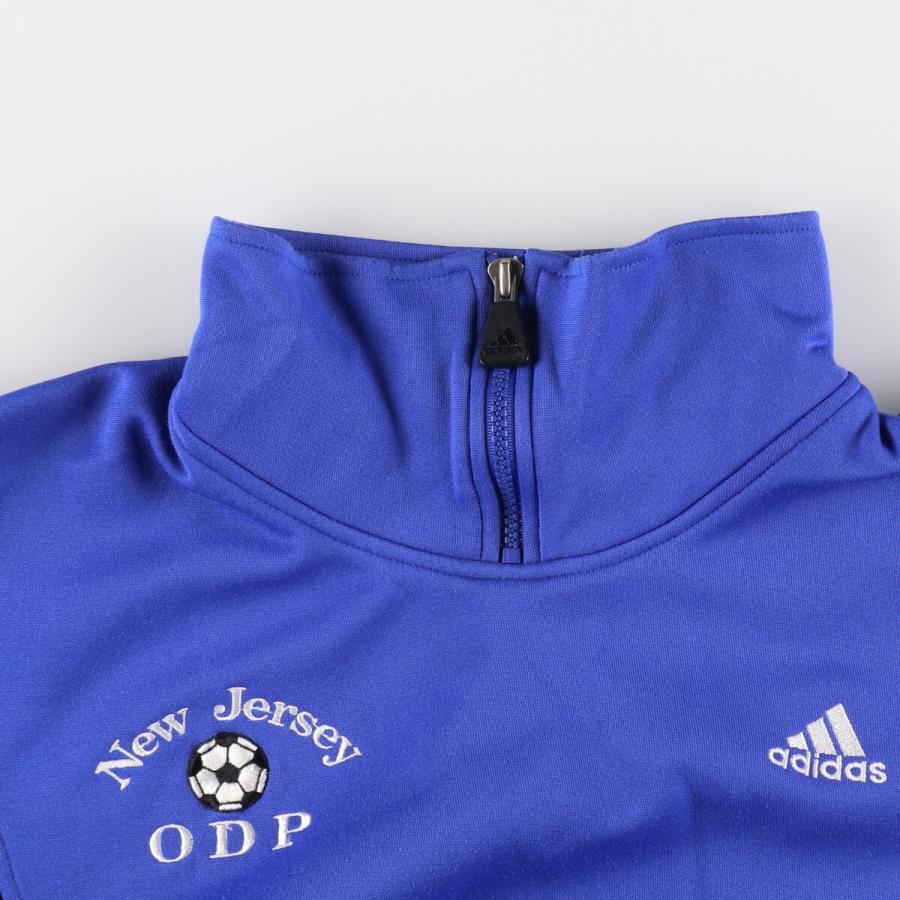 adidas 古着 90~00年代 アディダス ハーフジップ ジャージプル