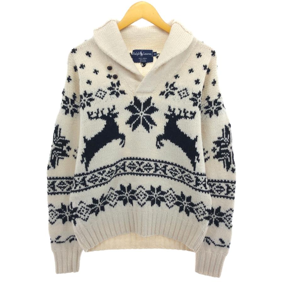 RALPH LAUREN カウチン ハンドニット ノルディック トナカイ