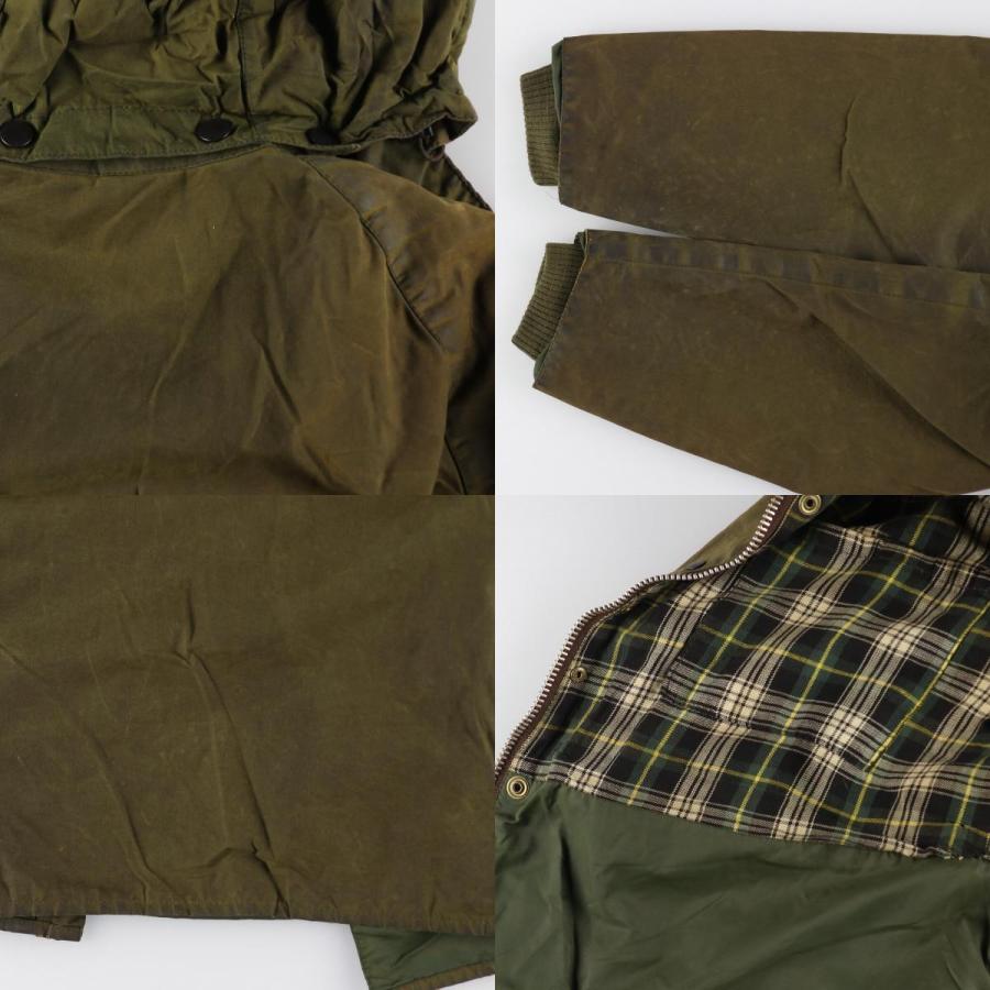 古着 00年代 バブアー ビデイル 旧3ワラント フード付き