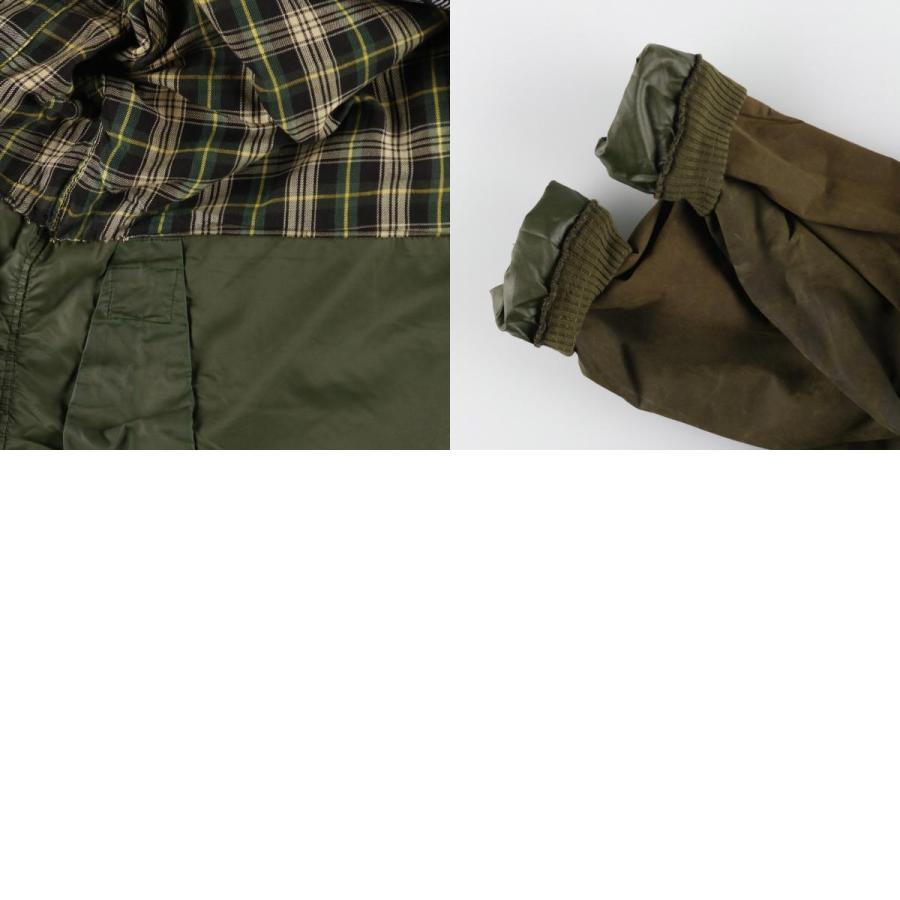 美品　XLサイズ相当 Barbour ビデイル　オイルドジャケット　ヴィンテージ 古着 00年代 バブアー ビデイル 旧3ワラント フード付き