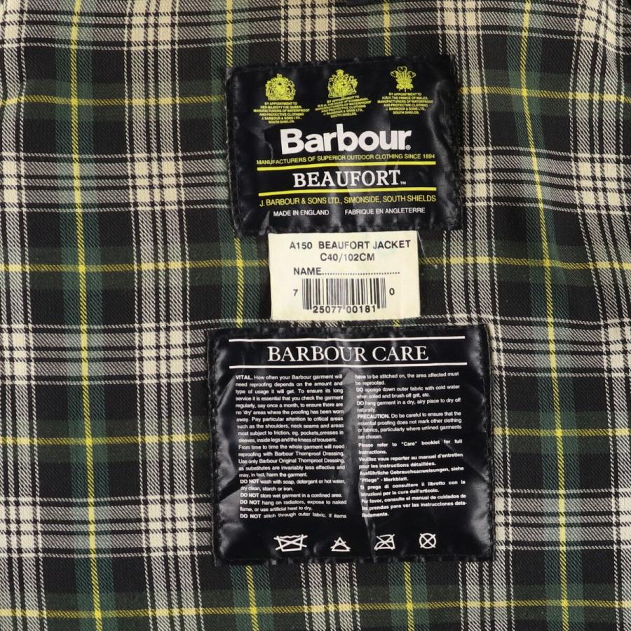 古着 00年代 バブアー Barbour BEAUFORT ビューフォート 旧3ワラント 