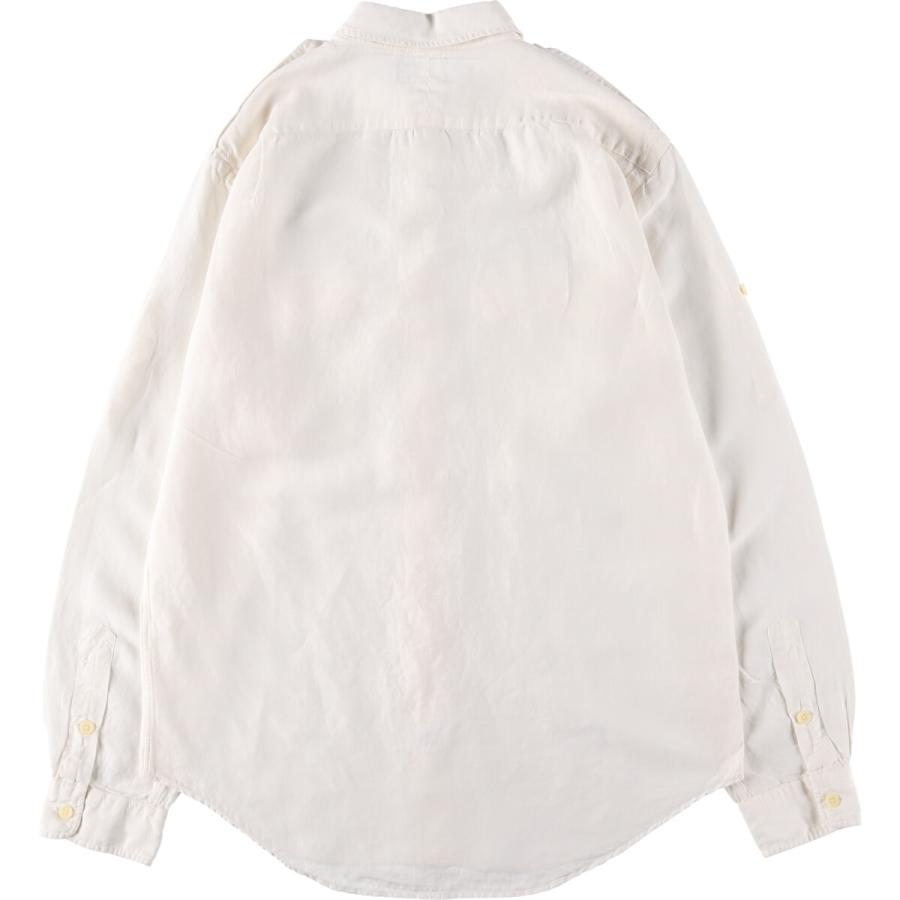 レア！！【Polo Ralph Lauren ラルフローレン】リネン長袖シャツ POLO RALPH LAUREN ポロ ラルフローレン シャツ 長袖 リネン