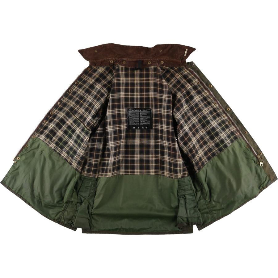 バブアー　クラシックビデイル　３ワラント　ダブル金ジップ　襟コーデュロイ バブアー クラシックビデイル 3ワラント ダブル金ジップ 襟コーデュロイ