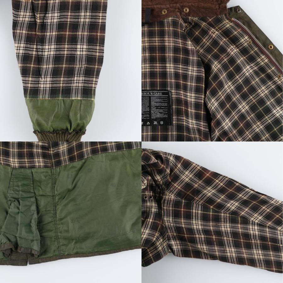 バブアー　クラシックビデイル　３ワラント　ダブル金ジップ　襟コーデュロイ バブアー クラシックビデイル 3ワラント ダブル金ジップ 襟