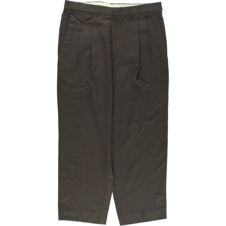 古着 90年代 SAVANE ツータック スラックスパンツ メンズw36相当 古着 90年代 SAVANE ツータック スラックスパンツ メンズw36相当