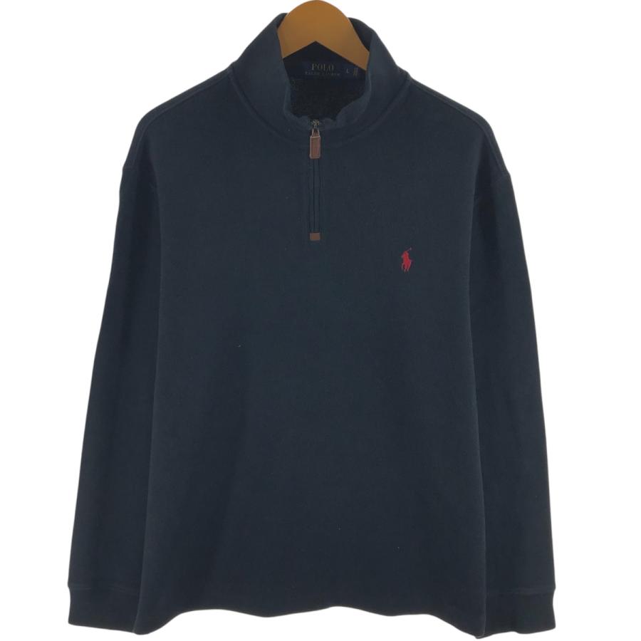 古着 ラルフローレン Ralph Lauren POLO by ハーフジップスウェット