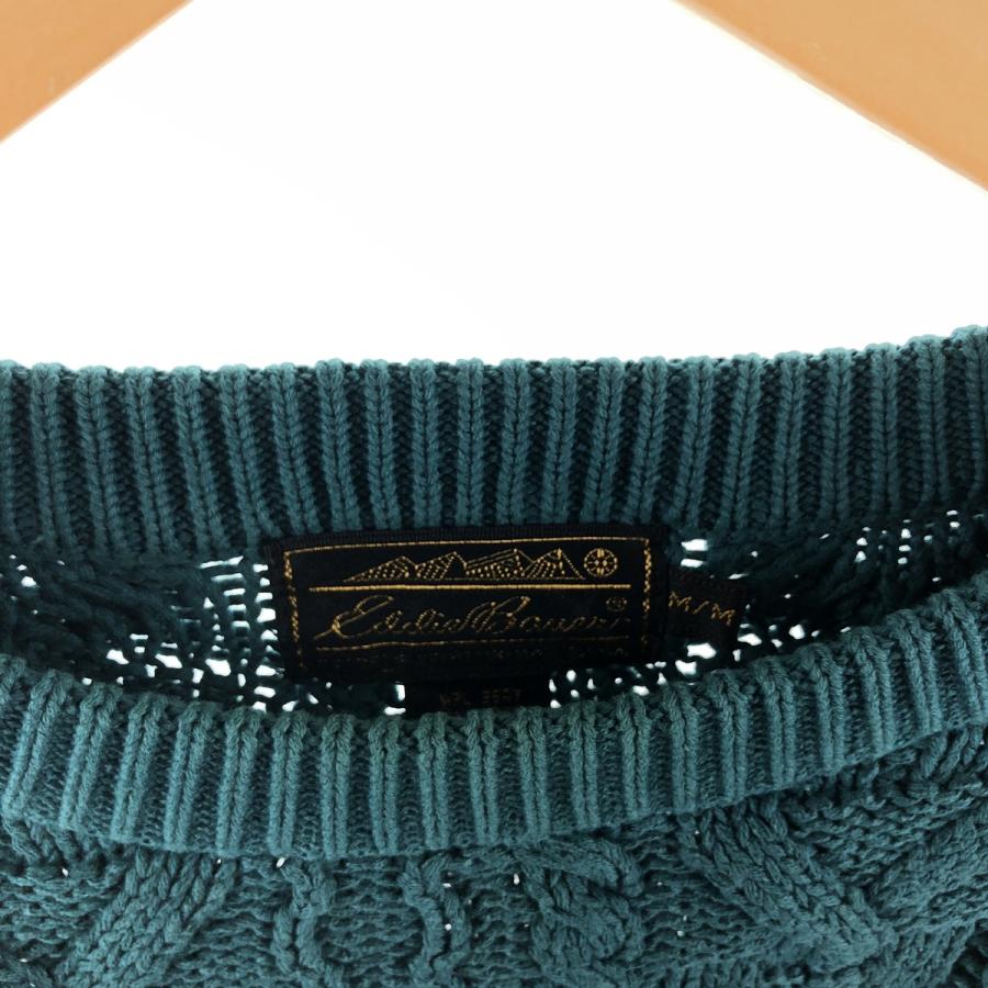 Eddie Bauer（エディーバウアー） 古着 80~90年代 黒タグ ケーブル編み