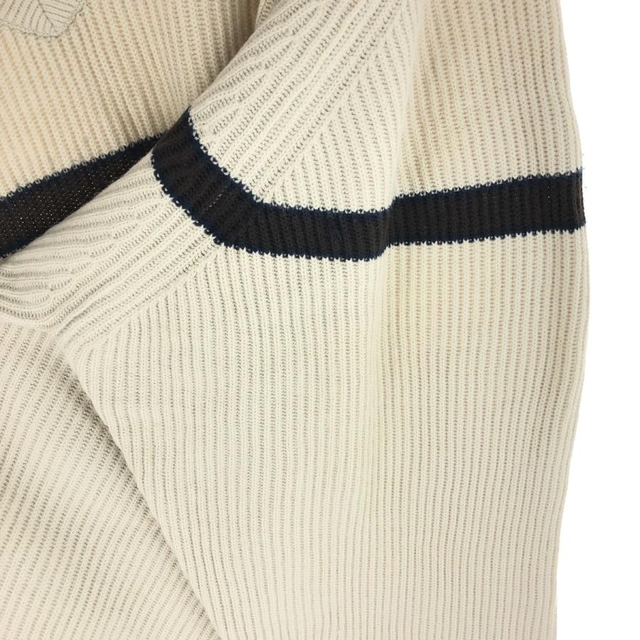 NIKE 古着 80年代 ナイキ 女神像タグ リブ編み Vネック コットン